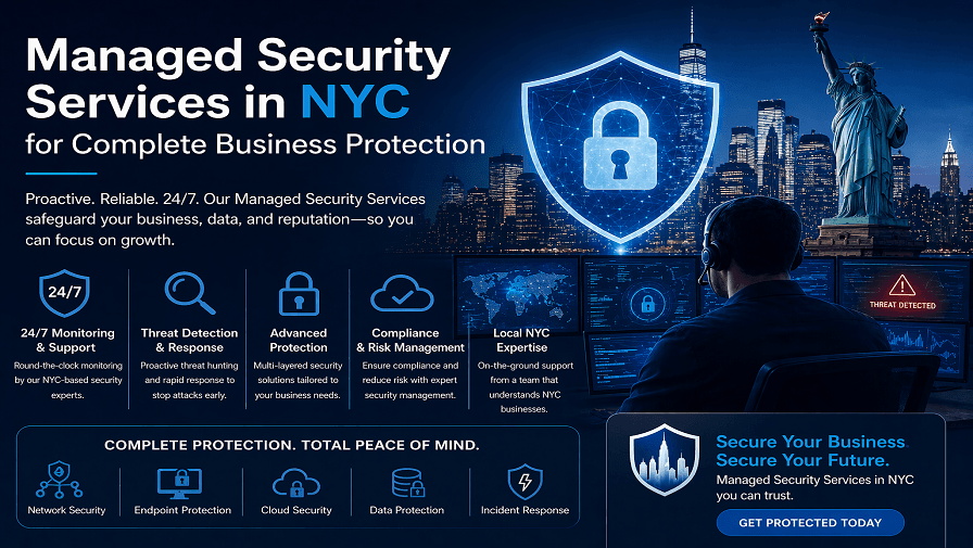 Managed Security Services in NYC for Complete Business Protection